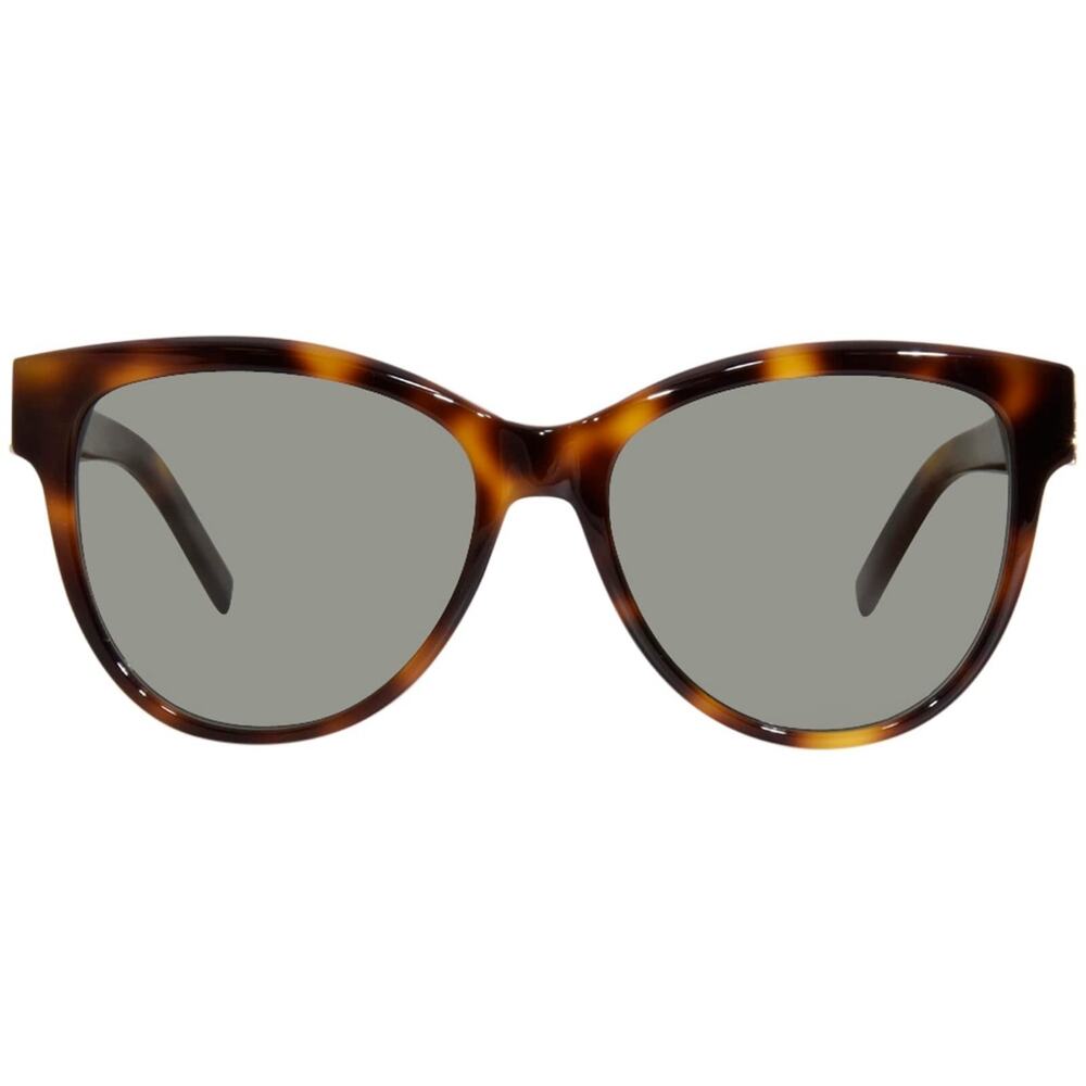 Saint Laurent YSL Designer Cat Eye Sunglasses Tortoise Smoke Lens SL-M105